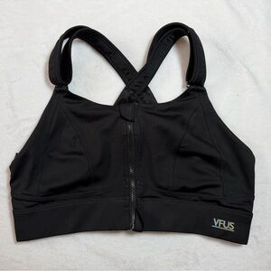 VFUS Women's Black Sports Bra Size Large